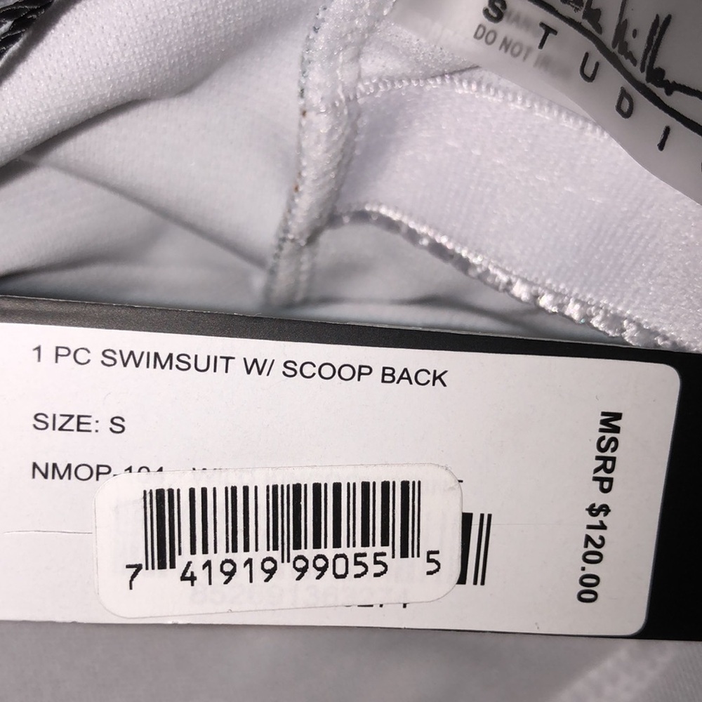 Nicole Miller one piece swimsuit size small new with tags MSRP $120 - Picture 4 of 7